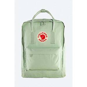 Ruksak Fjallraven Kanken boja: zelena, veliki, s aplikacijom, F23510.600-600