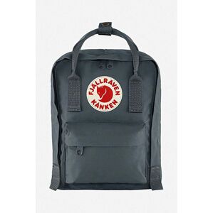 Ruksak Fjallraven Kanken Mini boja: siva, mali, s aplikacijom, F23561.031-031