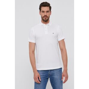 Polo majica Tommy Hilfiger za muškarce, boja: bijela, MW0MW17771