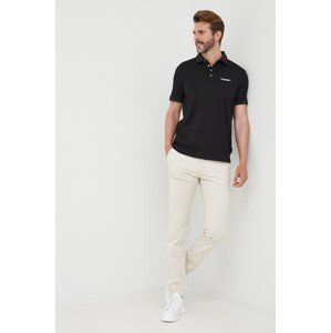 Pamučna polo majica Armani Exchange boja: crna, s tiskom, 8NZF80 Z8H4Z NOS