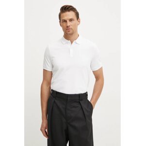 Polo majica Marc O'Polo za muškarce, boja: bijela, bez uzorka