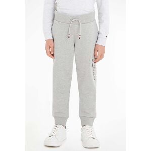 Dječje hlače Tommy Hilfiger boja: siva, KS0KS00214