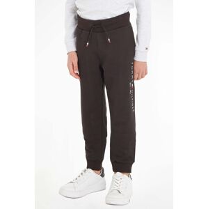 Dječje hlače Tommy Hilfiger boja: crna, KS0KS00214