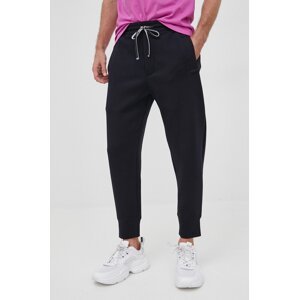 Hlače Emporio Armani za muškarce, boja: tamno plava, jogger