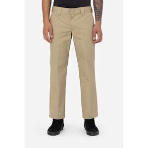 Hlače Dickies Work Pant Rec za muškarce, boja: bež, ravni kroj, DK0A4XK9KHK-brown