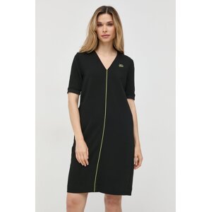 Haljina Karl Lagerfeld boja: crna, mini, ravna