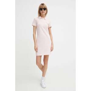 Haljina Lacoste EF5473-ADY boja: ružičasta, mini, uske, EF5473.-ADY
