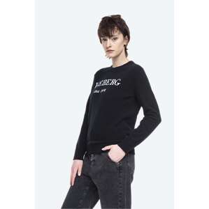 Pulover od kašmira Iceberg Round Neck Knitted 20II2P0A0267003-9000 boja: crna, lagani