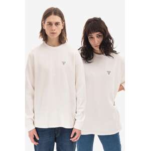 Pamučni pulover Guess Longsleeve Thermal Crewneck boja: bež, lagani, M2BP01KBB20 G046
