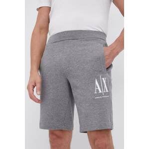 Kratke hlače Armani Exchange za muškarce, boja: siva, 8NZSPA ZJ1ZZ NOS