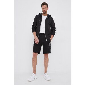 Kratke hlače Armani Exchange za muškarce, boja: crna, 8NZSPA ZJ1ZZ NOS