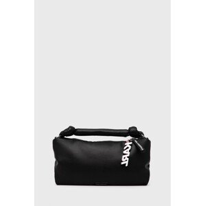 Kožna torba Karl Lagerfeld boja: crna