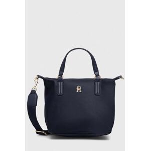 Torba Tommy Hilfiger boja: tamno plava, AW0AW15640
