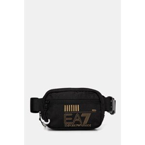Torba oko struka EA7 Emporio Armani boja: crna