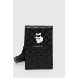 Etui za telefon Karl Lagerfeld boja: crna