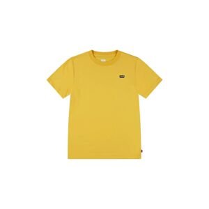 Dječja majica kratkih rukava Levi's boja: žuta, bez uzorka