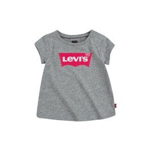 Dječja majica kratkih rukava Levi's boja: siva