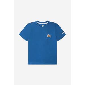 Dječja pamučna majica kratkih rukava Timberland Short Sleeves Tee-shirt boja: crvena, glatki model