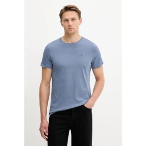 Pamučna majica Tommy Jeans boja: bijela, bez uzorka, DM0DM04411