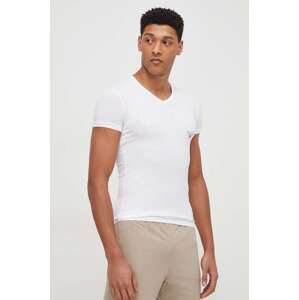 Homewear majica kratkih rukava Emporio Armani Underwear boja: bijela, s tiskom