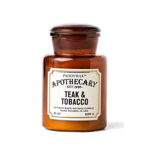 Paddywax Mirisna svijeća od sojinog voska Teak and Tobacco