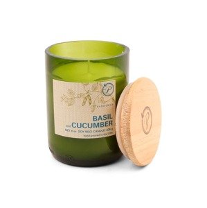 Paddywax Mirisna svijeća od sojinog voska Basil & Cucumber 226g