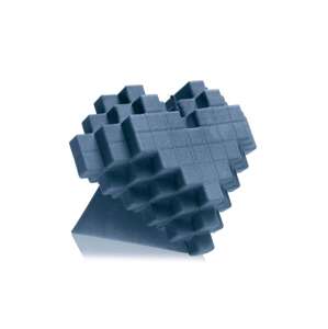 Ukrasna svijeća Candellana Heart Pixel