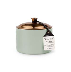 Mirisna svijeća od sojinog voska Paddywax Wild Fig and Cedar, 141 g