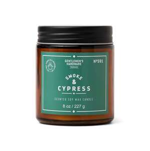 Mirisna svijeća od sojinog voska Gentelmen's Hardware Smoke & Cypress 227 g