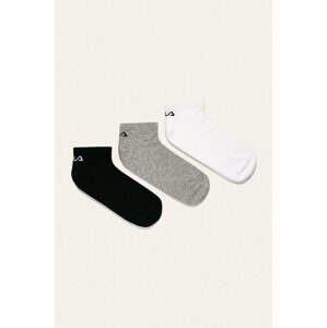 Čarape Fila 3-pack za žene, boja: bijela