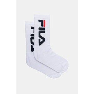 Čarape Fila (2-pack) za žene, boja: bijela