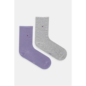 Čarape Tommy Hilfiger 2-pack boja: crna, 371221