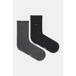 Čarape Tommy Hilfiger 2-pack boja: crna, 371221