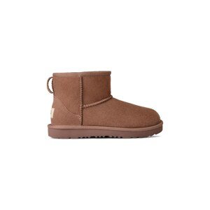 Dječje cipele za snijeg od brušene kože UGG Classic Mini II boja: smeđa, 1017715K