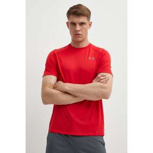 Majica kratkih rukava za trening Under Armour Tech 2.0 boja: crvena, jednobojni model, 1326413-191