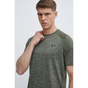 Majica kratkih rukava za trening Under Armour boja: zelena, bez uzorka, 1326413