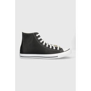 Kožne čizme Converse Chuck Taylor All Star za muškarce, boja: crna