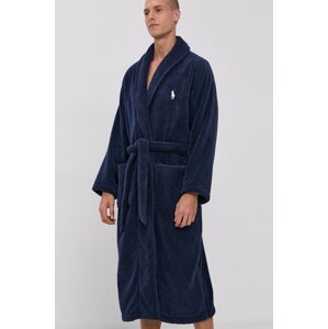 Kućni ogrtač Polo Ralph Lauren boja: tamno plava, 714853990001