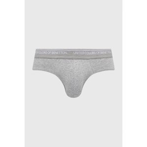 Slip gaćice United Colors of Benetton za muškarce, boja: siva