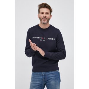 Dukserica Tommy Hilfiger za muškarce, boja: tamno plava, MW0MW11596