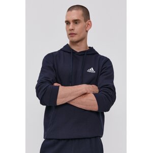 Dukserica adidas za muškarce, boja: tamno plava, s kapuljačom