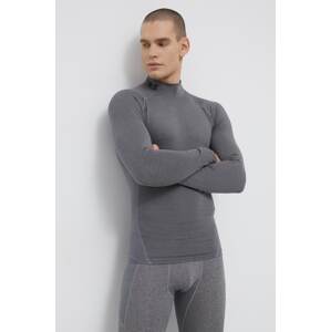 Majica dugih rukava Under Armour za muškarce, boja: siva, 1369606