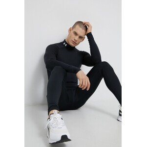 Majica dugih rukava Under Armour za muškarce, boja: crna, 1369606