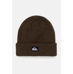 Kapa Quiksilver boja: zelena, od debelog pletiva