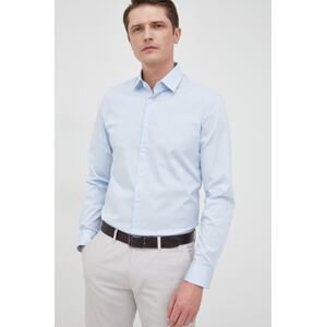 Košulja Calvin Klein za muškarce, slim, s klasičnim ovratnikom
