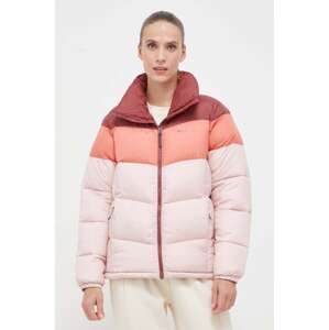 Jakna Columbia Puffect Color Block Jkt za žene, boja: ružičasta, za zimu, 1955101