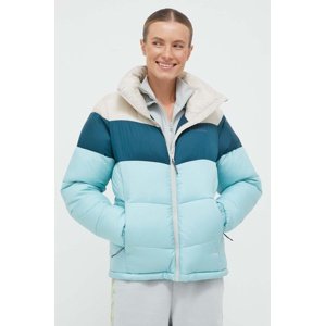 Jakna Columbia Puffect Color Block Jkt za žene, boja: tirkizna, za zimu, 1955101