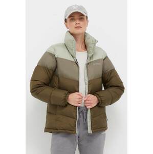 Jakna Columbia Puffect Color Block Jkt za žene, boja: zelena, za zimu, 1955101
