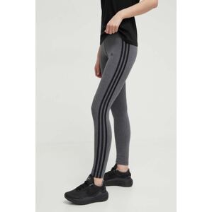 Tajice adidas GV6019 za žene, boja: siva