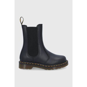 Kožne gležnjače Dr. Martens za žene, boja: crna